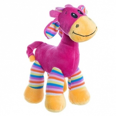 Giraffe with Stripes Pink 30cm