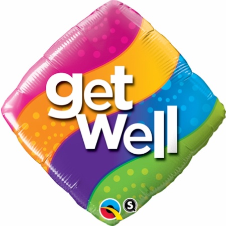 Get Well Foil Balloon 18