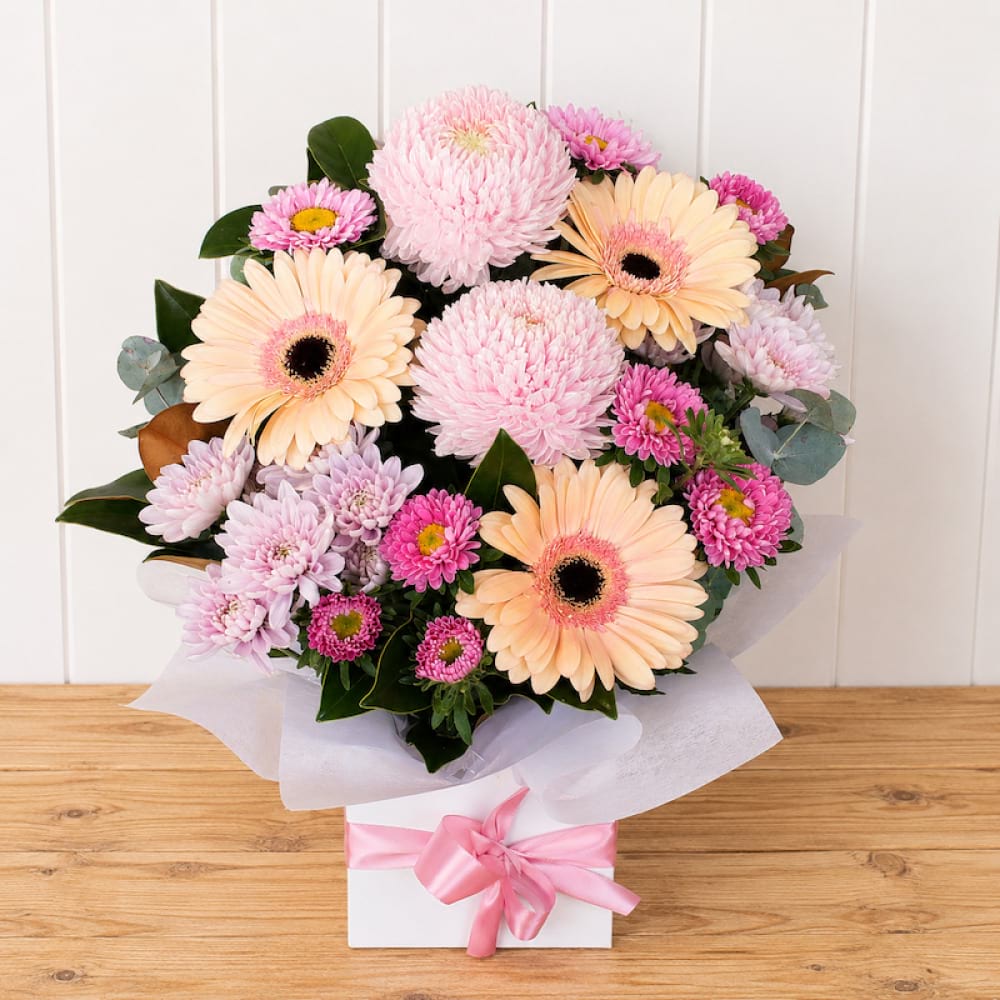Pretty Blush Box Arrangement