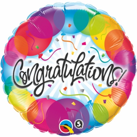 Congratulations Foil Balloon 18