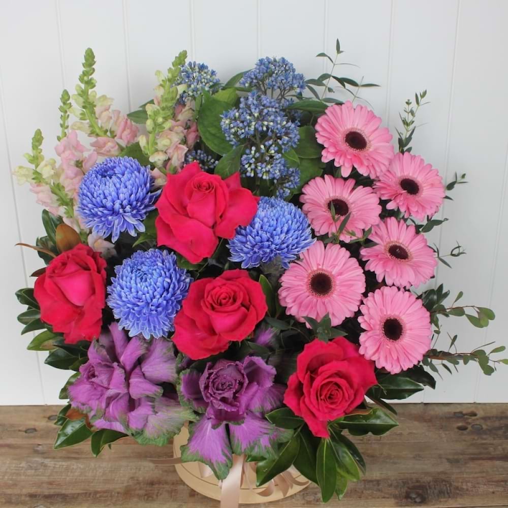 Rosy Blue Elegance