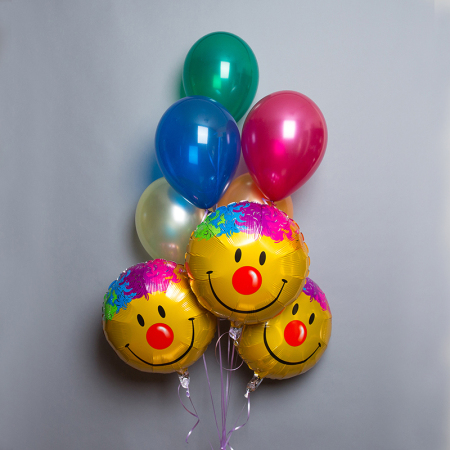 Smiley Face Balloon Bouquet