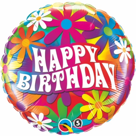 Happy Birthday Foil Balloon 18