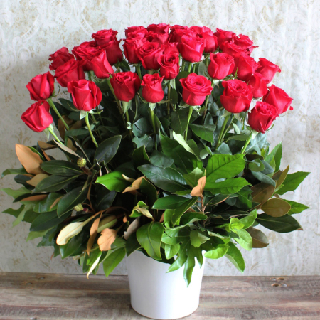 Cluster of Red Roses