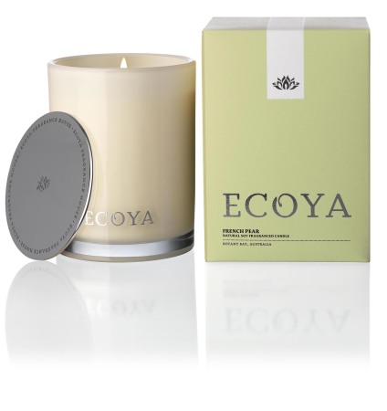 Ecoya French Pear Ecoya Maddison Jar 80 hr burn 