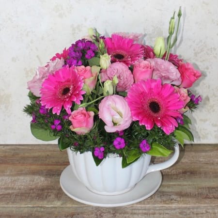Pretty in Pink Teacup