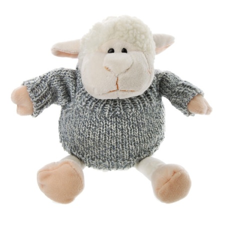 Sheep with Grey Jumper 25cm